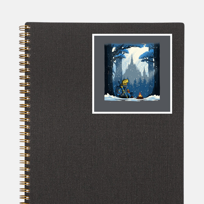 Snowy Quest-None-Glossy-Sticker-rmatix