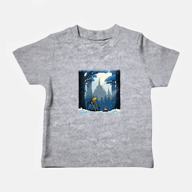 Snowy Quest-Baby-Basic-Tee-rmatix