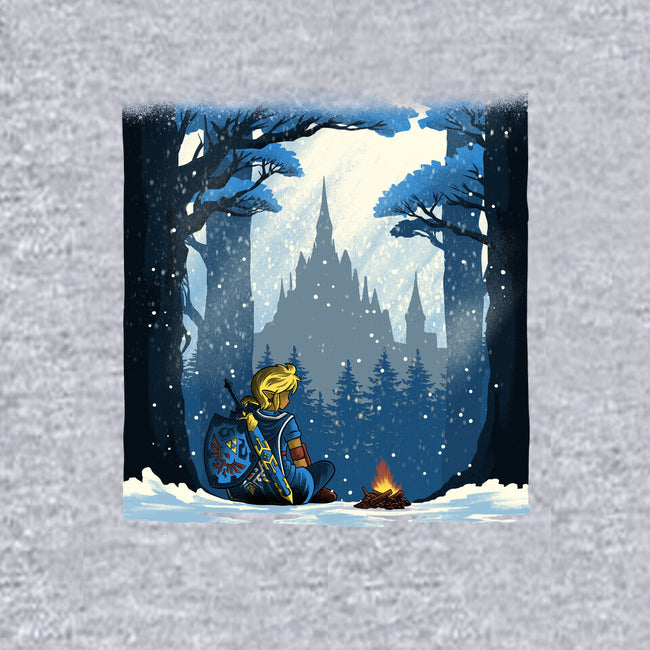 Snowy Quest-Womens-Fitted-Tee-rmatix