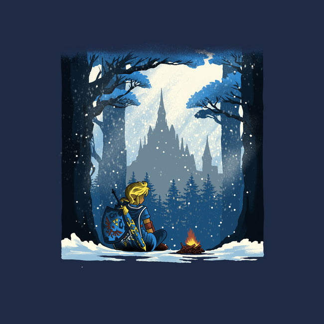 Snowy Quest-Womens-Fitted-Tee-rmatix