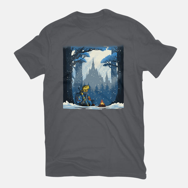 Snowy Quest-Mens-Heavyweight-Tee-rmatix