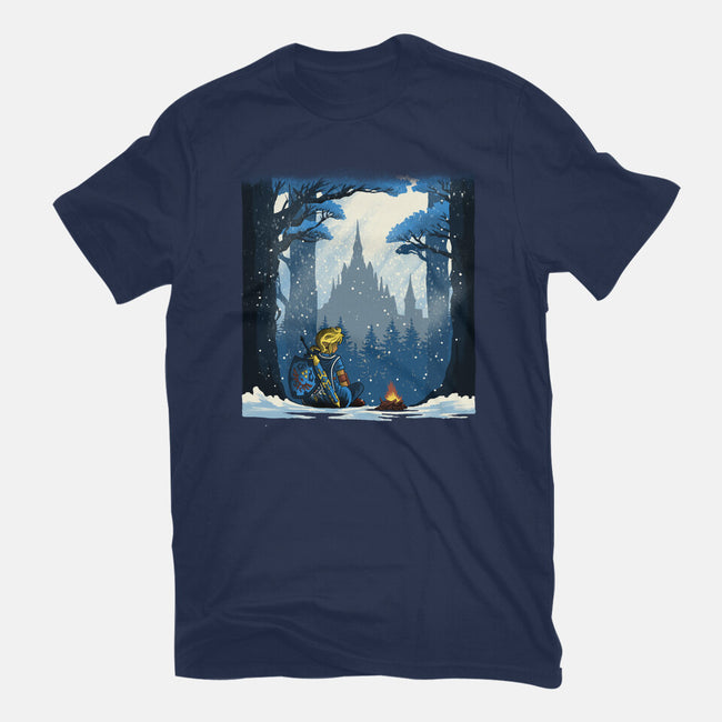 Snowy Quest-Womens-Fitted-Tee-rmatix