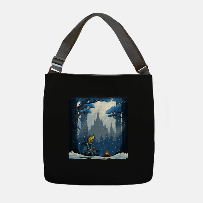 Snowy Quest-None-Adjustable Tote-Bag-rmatix