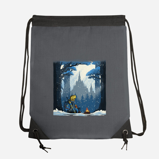 Snowy Quest-None-Drawstring-Bag-rmatix