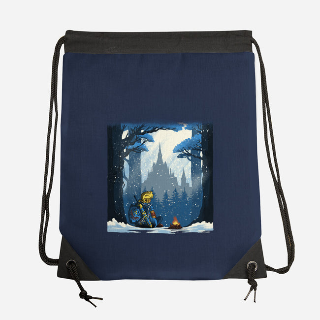 Snowy Quest-None-Drawstring-Bag-rmatix