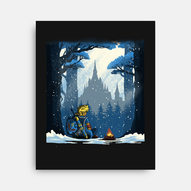 Snowy Quest-None-Stretched-Canvas-rmatix