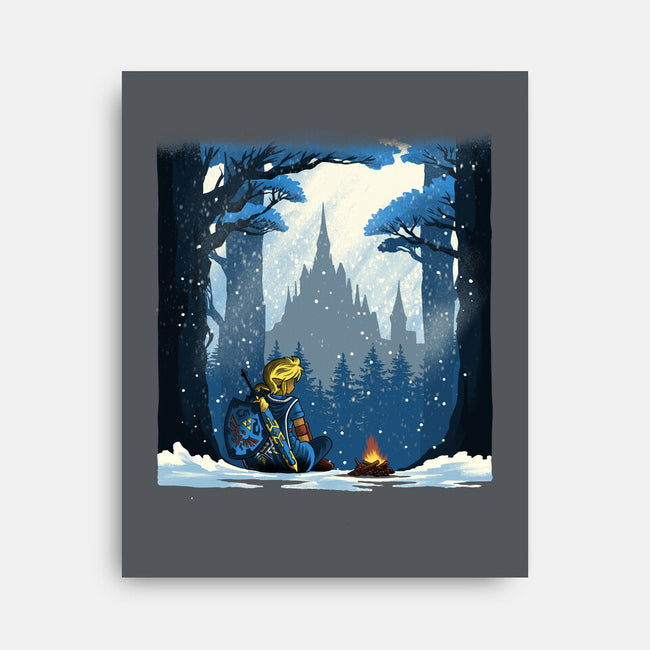 Snowy Quest-None-Stretched-Canvas-rmatix