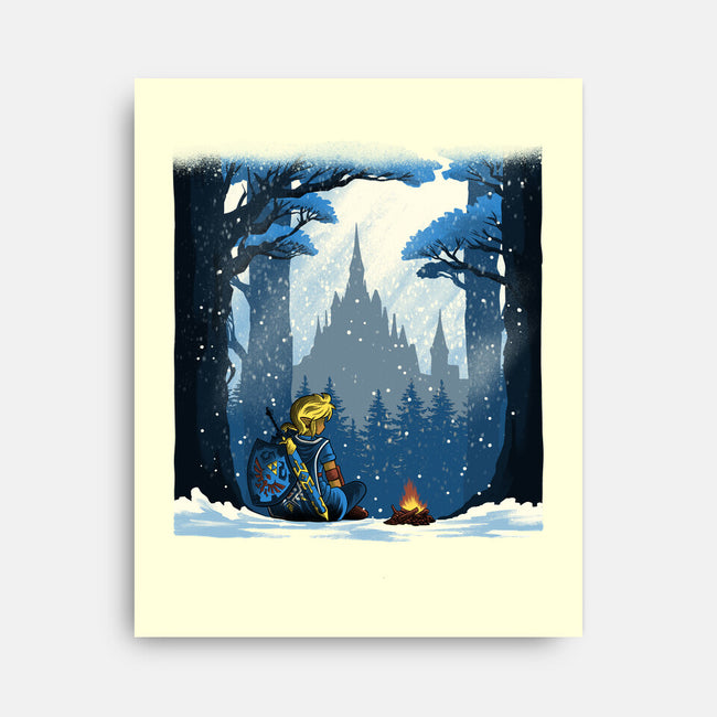 Snowy Quest-None-Stretched-Canvas-rmatix