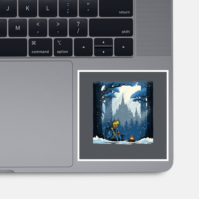 Snowy Quest-None-Glossy-Sticker-rmatix