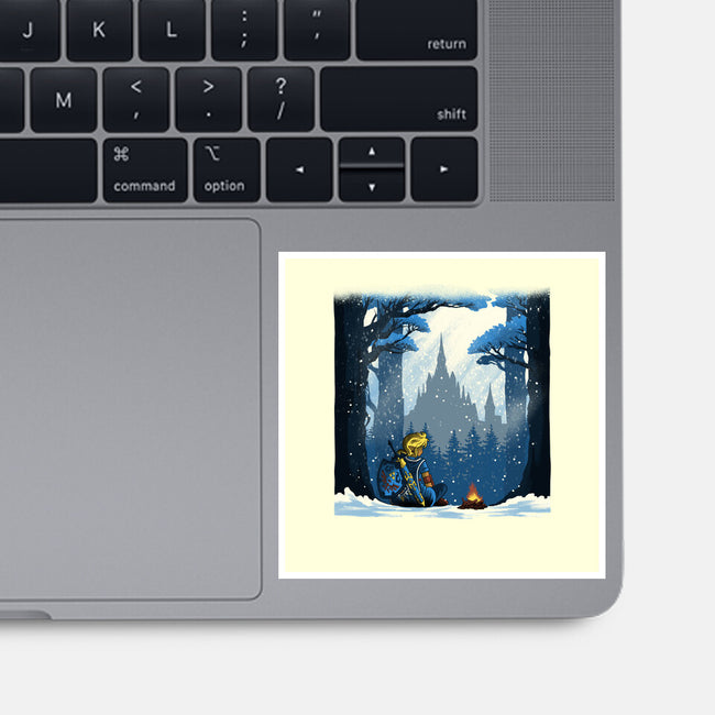 Snowy Quest-None-Glossy-Sticker-rmatix