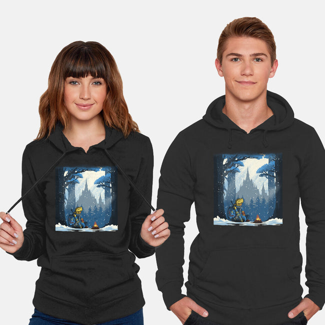 Snowy Quest-Unisex-Pullover-Sweatshirt-rmatix