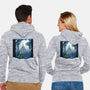 Snowy Quest-Unisex-Zip-Up-Sweatshirt-rmatix