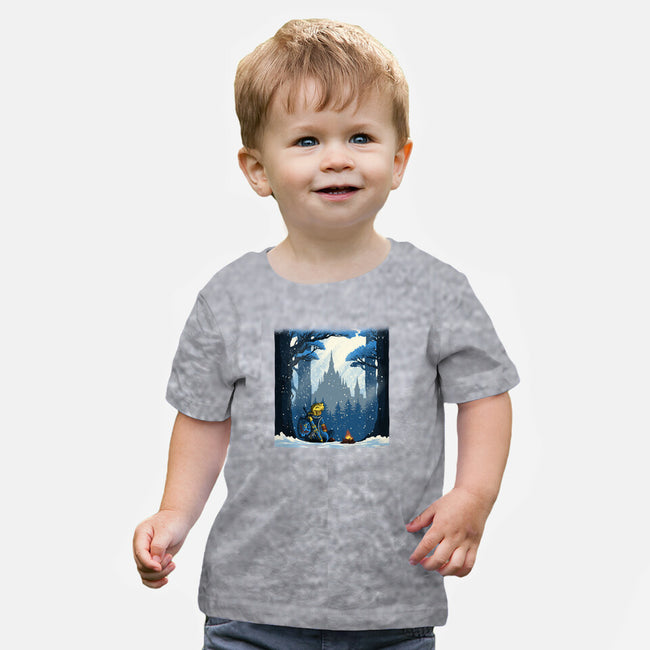 Snowy Quest-Baby-Basic-Tee-rmatix