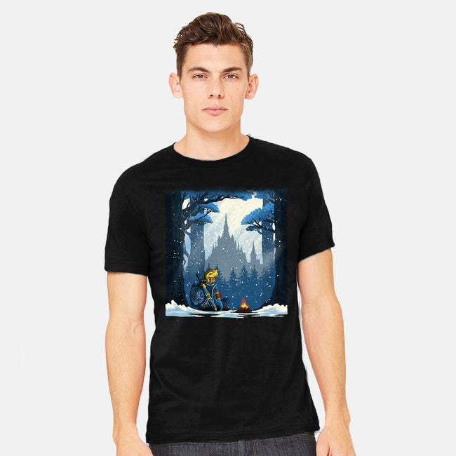 Snowy Quest-Mens-Heavyweight-Tee-rmatix