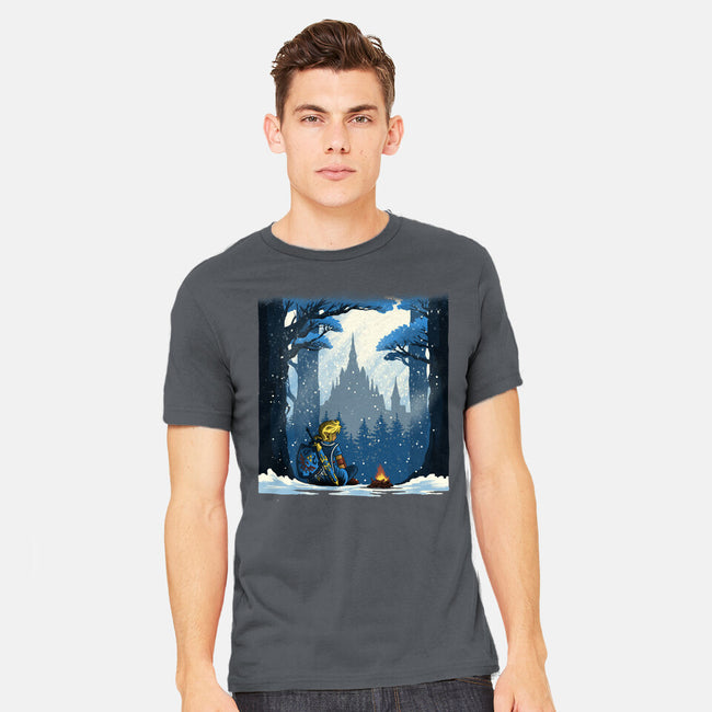 Snowy Quest-Mens-Heavyweight-Tee-rmatix