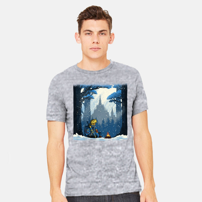 Snowy Quest-Mens-Heavyweight-Tee-rmatix