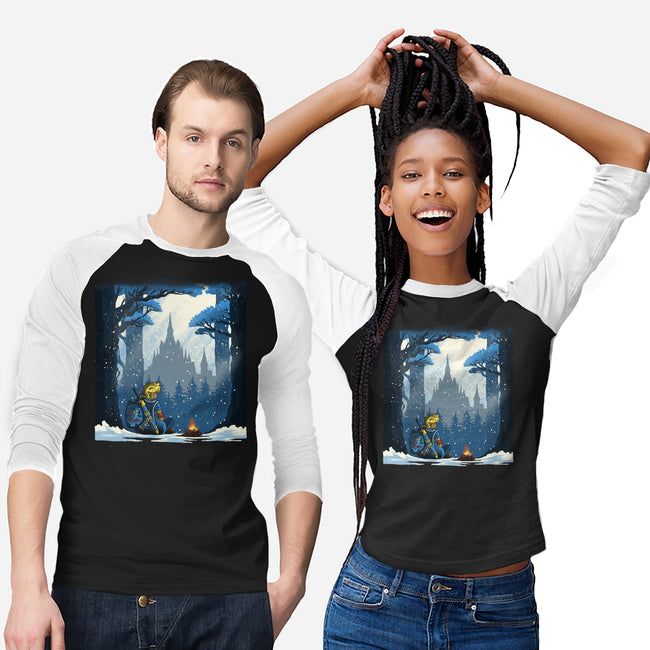 Snowy Quest-Unisex-Baseball-Tee-rmatix