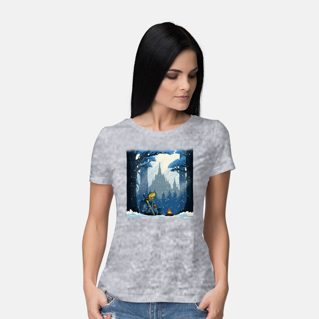 Snowy Quest-Womens-Basic-Tee-rmatix