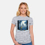 Snowy Quest-Womens-Fitted-Tee-rmatix