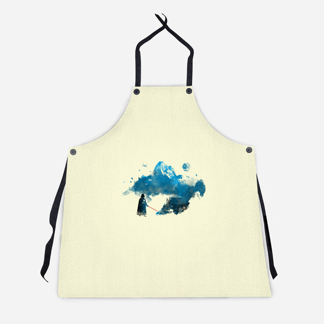 Dark Side Of The Winter-Unisex-Kitchen-Apron-kharmazero