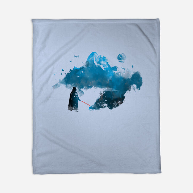 Dark Side Of The Winter-None-Fleece-Blanket-kharmazero