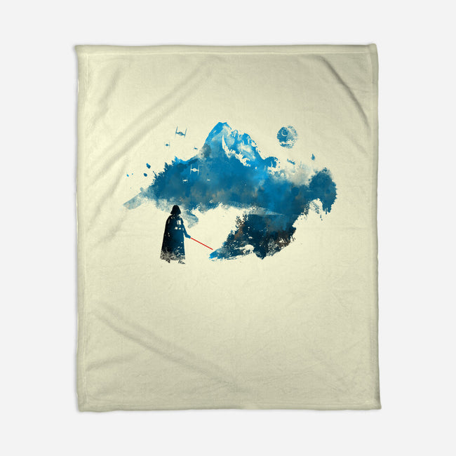 Dark Side Of The Winter-None-Fleece-Blanket-kharmazero