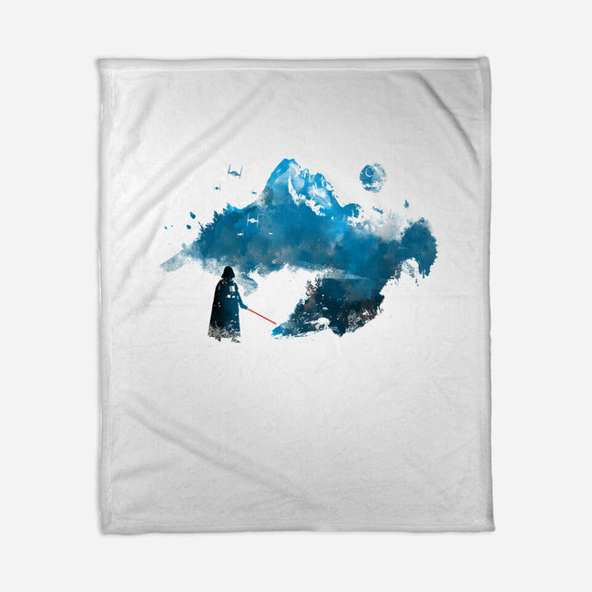 Dark Side Of The Winter-None-Fleece-Blanket-kharmazero