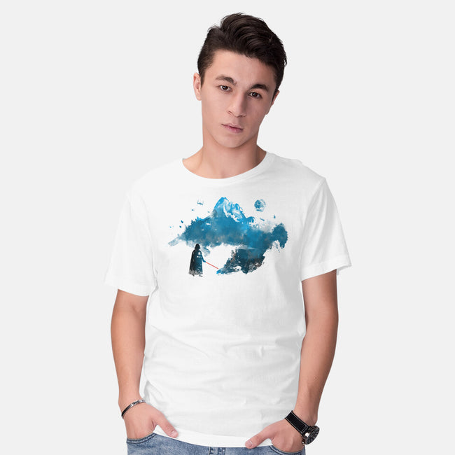 Dark Side Of The Winter-Mens-Basic-Tee-kharmazero