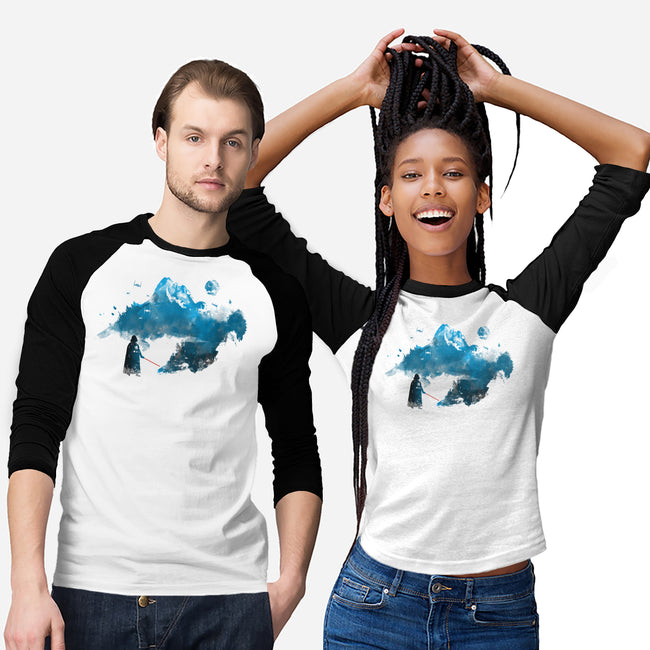 Dark Side Of The Winter-Unisex-Baseball-Tee-kharmazero