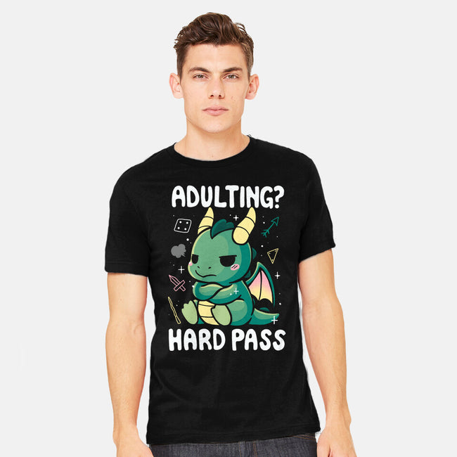 Adulting Hard Pass-Mens-Heavyweight-Tee-Vallina84