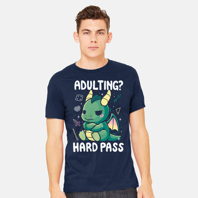Adulting Hard Pass-Mens-Heavyweight-Tee-Vallina84