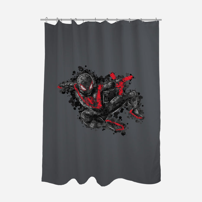 Miles Splatter-None-Polyester-Shower Curtain-nickzzarto