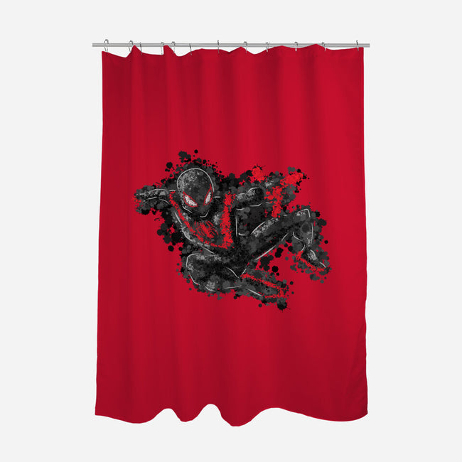 Miles Splatter-None-Polyester-Shower Curtain-nickzzarto