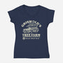 Griswold's Tree Farm-Womens-V-Neck-Tee-SuperEdu