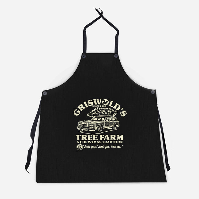 Griswold's Tree Farm-Unisex-Kitchen-Apron-SuperEdu