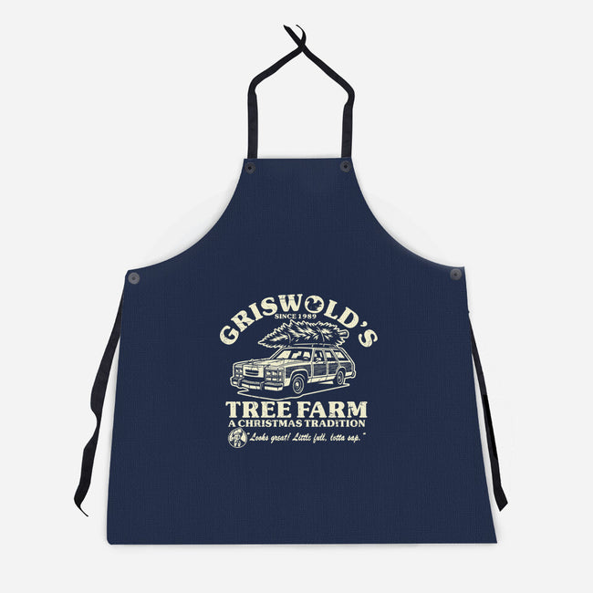 Griswold's Tree Farm-Unisex-Kitchen-Apron-SuperEdu