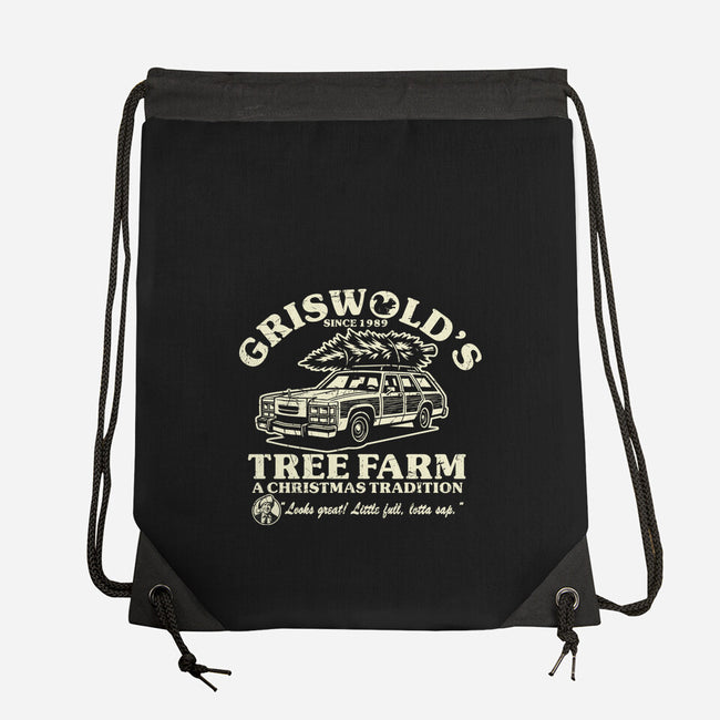 Griswold's Tree Farm-None-Drawstring-Bag-SuperEdu