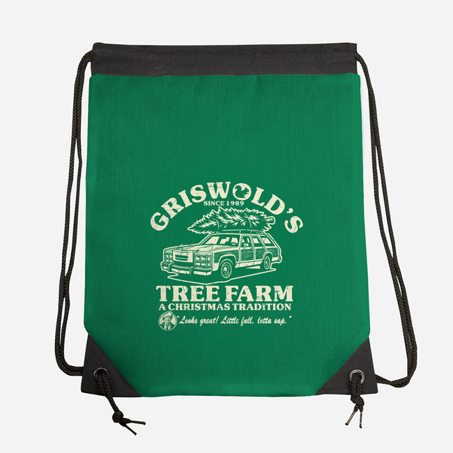 Griswold's Tree Farm-None-Drawstring-Bag-SuperEdu