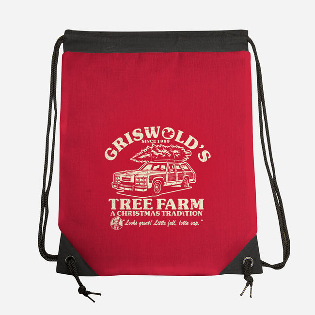 Griswold's Tree Farm-None-Drawstring-Bag-SuperEdu