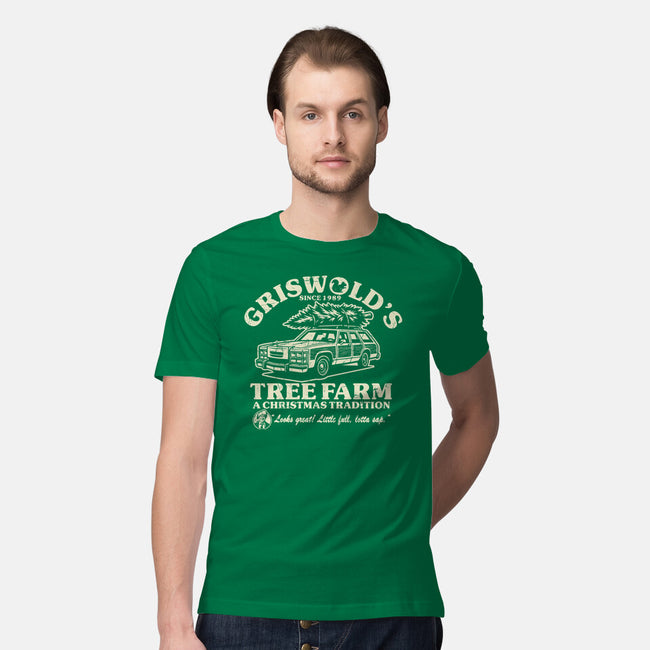 Griswold's Tree Farm-Mens-Premium-Tee-SuperEdu