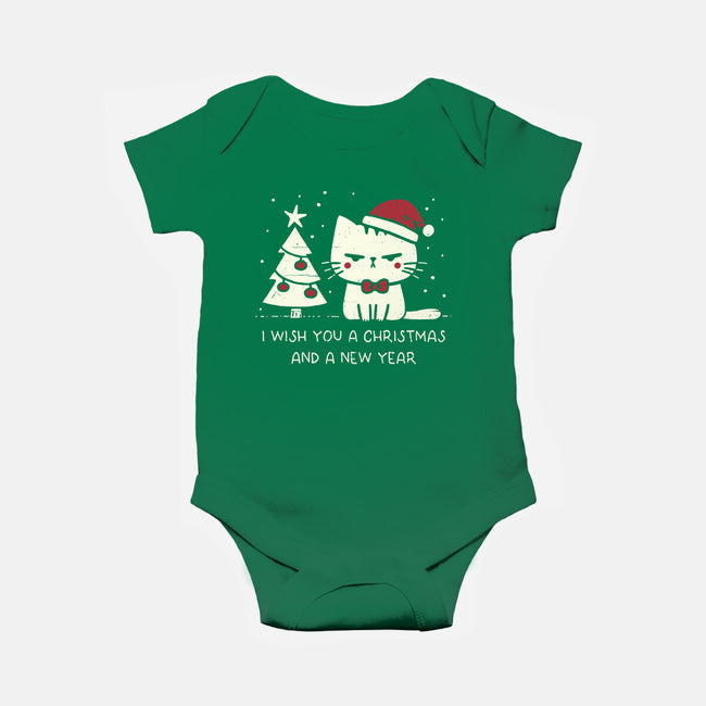 I Wish You A Christmas-Baby-Basic-Onesie-BridgeWalker