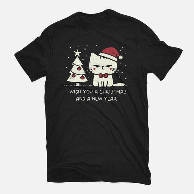 I Wish You A Christmas-Womens-Fitted-Tee-BridgeWalker