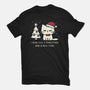 I Wish You A Christmas-Womens-Fitted-Tee-BridgeWalker