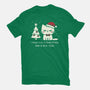 I Wish You A Christmas-Womens-Fitted-Tee-BridgeWalker