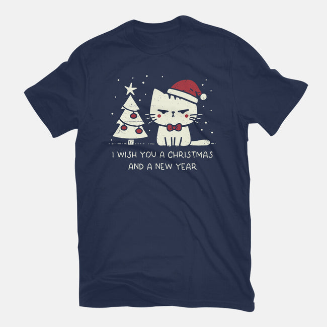 I Wish You A Christmas-Womens-Fitted-Tee-BridgeWalker