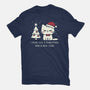 I Wish You A Christmas-Womens-Fitted-Tee-BridgeWalker
