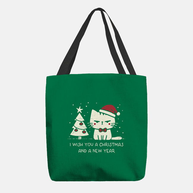 I Wish You A Christmas-None-Basic Tote-Bag-BridgeWalker