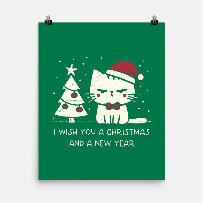 I Wish You A Christmas-None-Matte-Poster-BridgeWalker