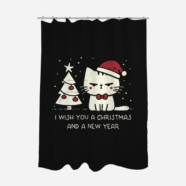 I Wish You A Christmas-None-Polyester-Shower Curtain-BridgeWalker