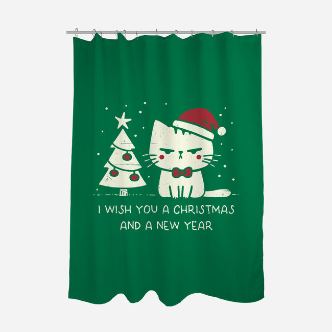 I Wish You A Christmas-None-Polyester-Shower Curtain-BridgeWalker